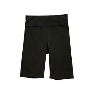 Splendid Shorts Womens S Small Black Elastic Waist Straight Pull On Stretch Bike